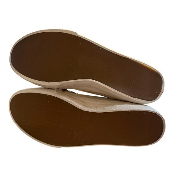 Sperry x Rebecca Minkoff Tan Canvas Distressed Sneaker, Women's Size 9.5 NWT - Picture 5 of 7